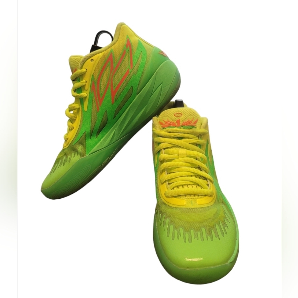 Lamelo Ball Puma “Rare Slime” Basketball Sneakers Siz… Gem